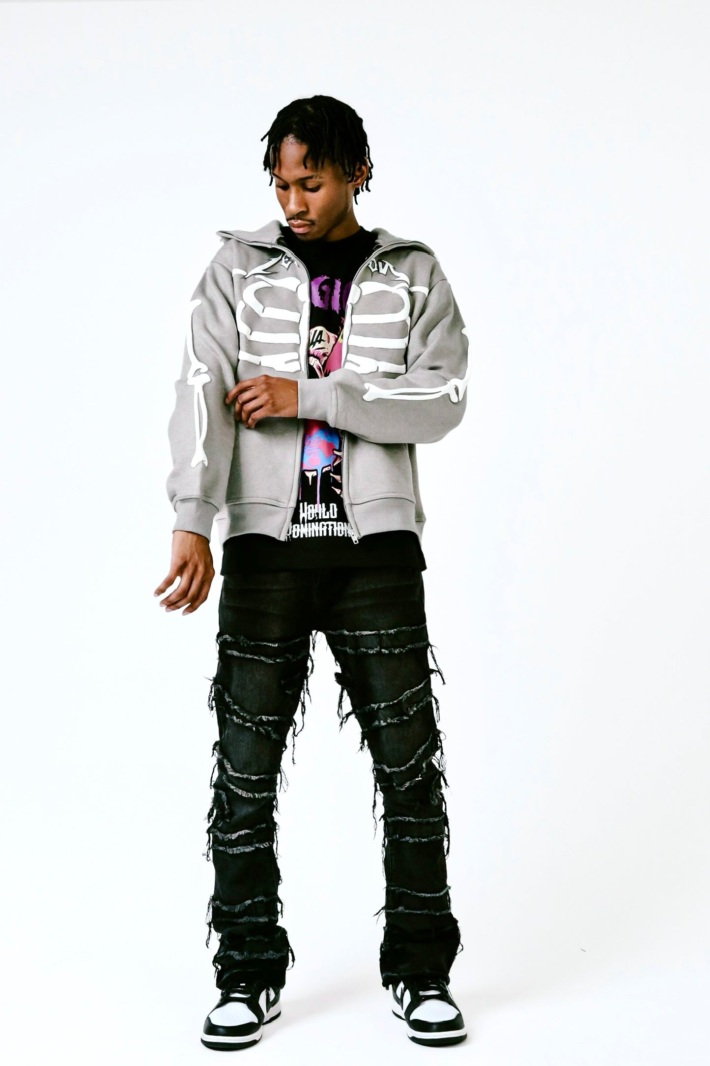 Damnatus Hoodie Gray