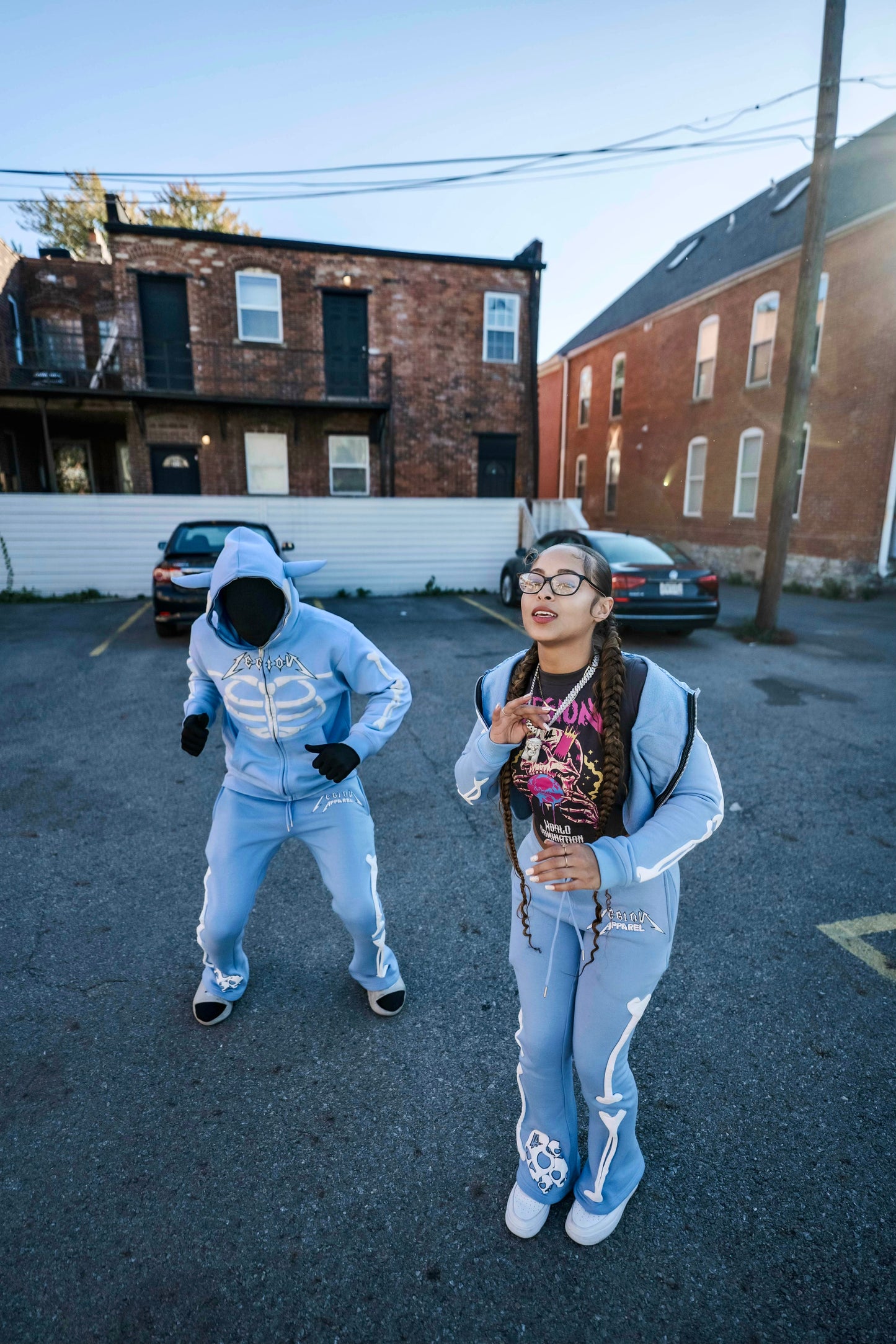 Damnatus Crop Set Blue