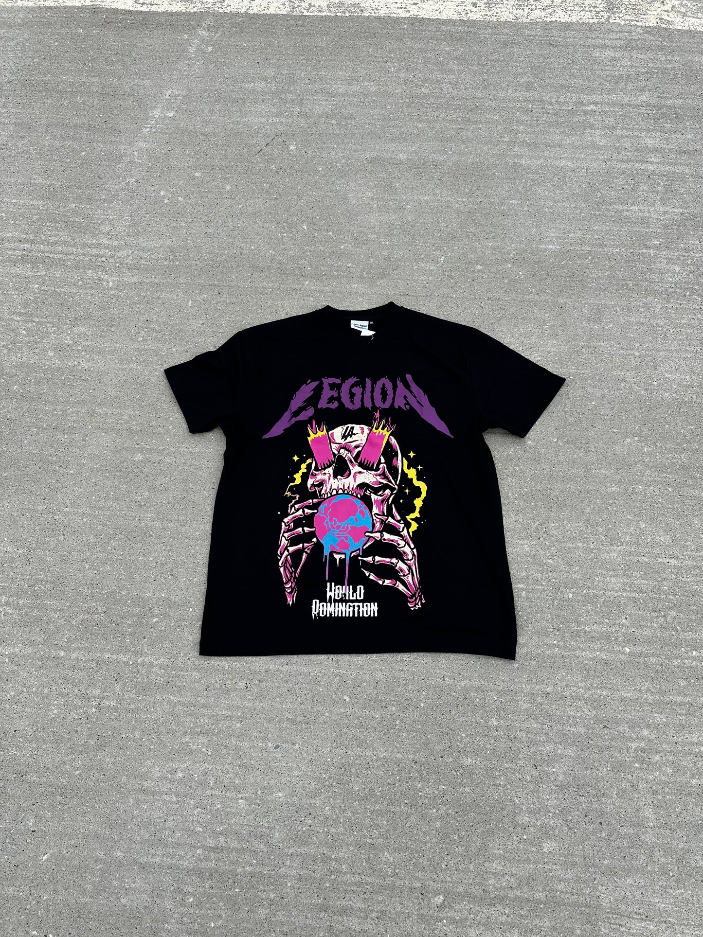 World Domination Tee Black