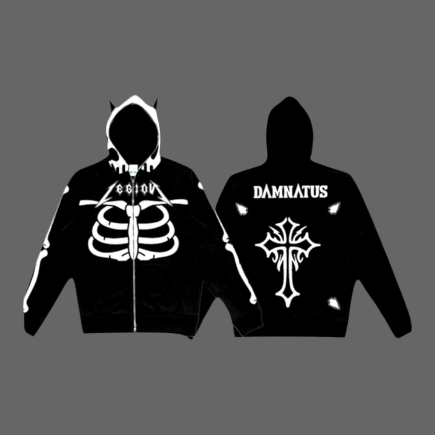 Damnatus Hoodie Black