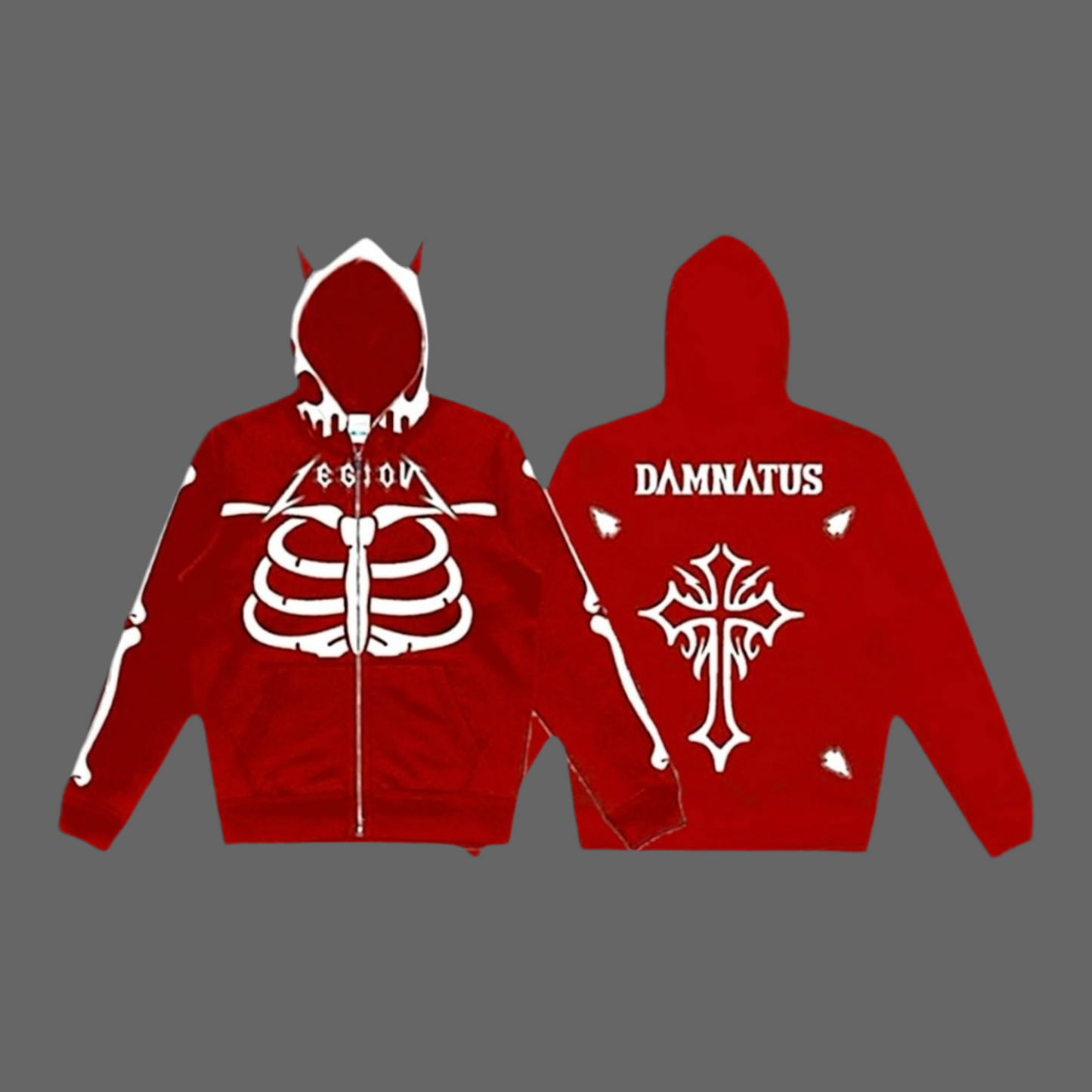 Damnatus Hoodie Red