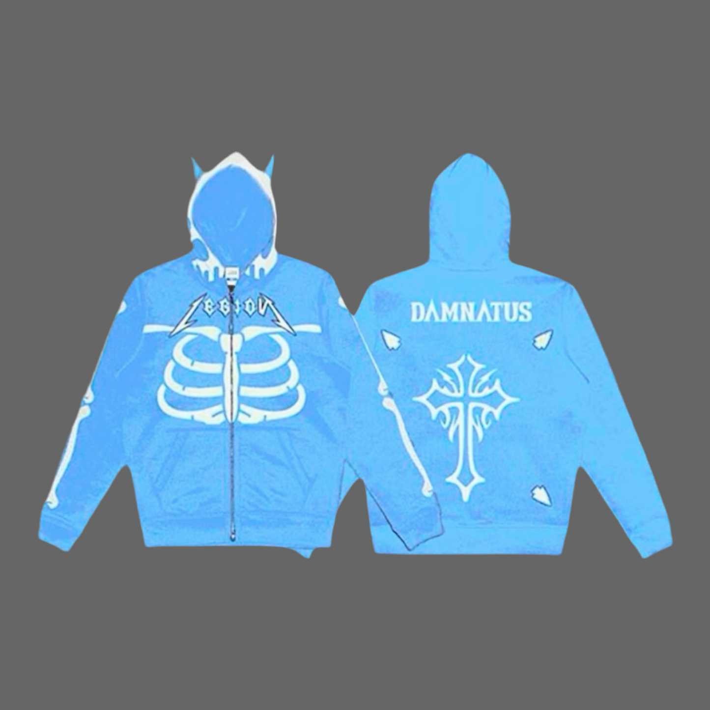 Damnatus Hoodie Blue
