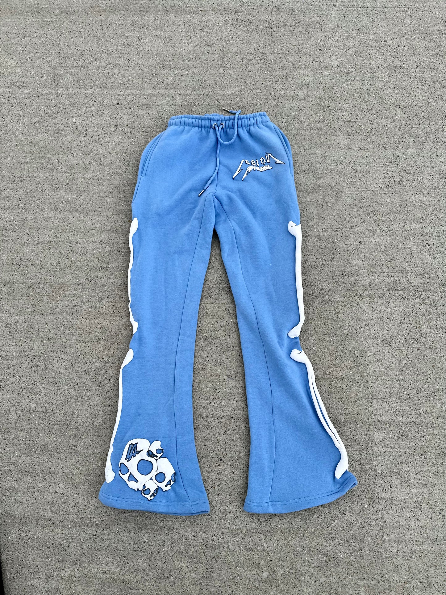 Damnatus Flare Pants Blue